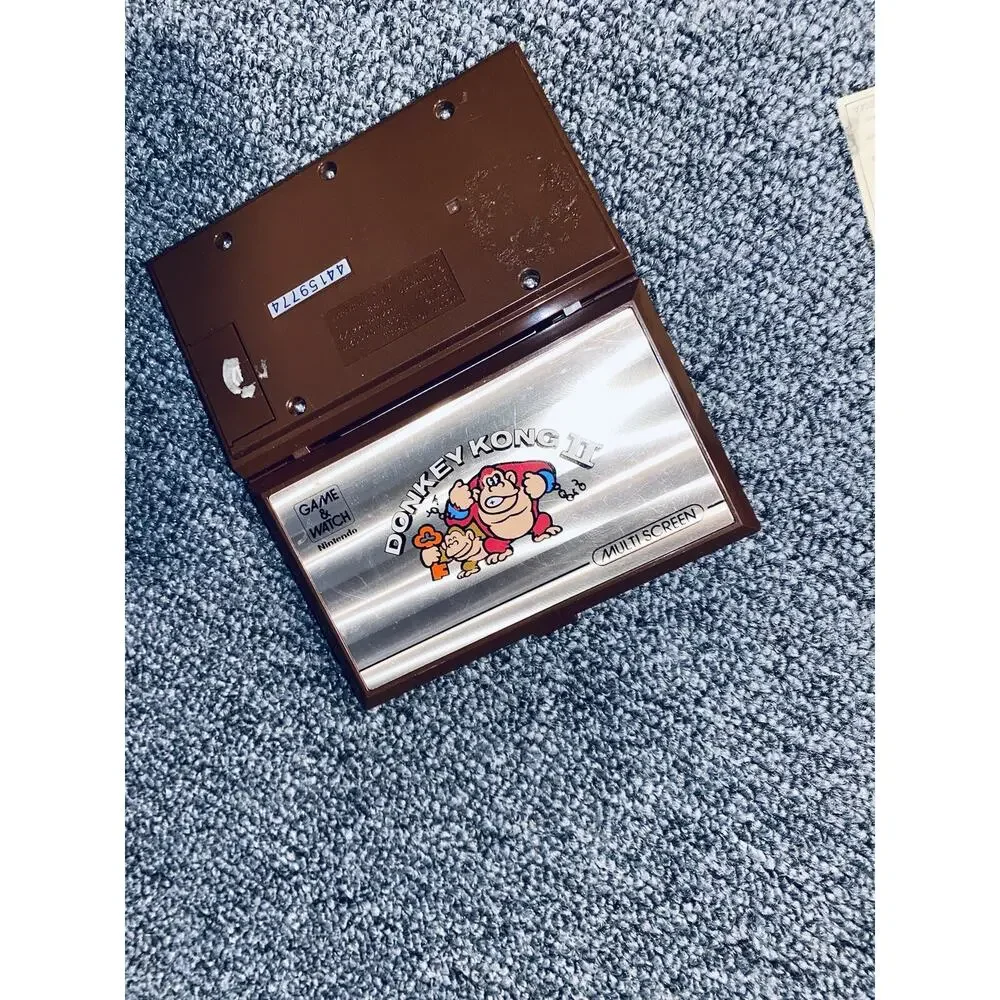 Donkey Kong Nintendo Game and Watch JR-55 1983 Original In Box 80s Vintage
